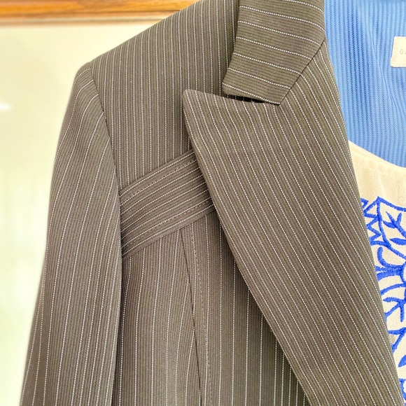GARFIELD & MARKS for NORDSTROM | Black and blue pinstripe suit - Picture 3 of 10
